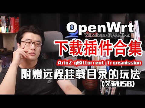【韩风Talk】Openwrt下载插件的玩法合集（Aria2插件/qBittorrent插件/Transmission插件/远程挂载插件）