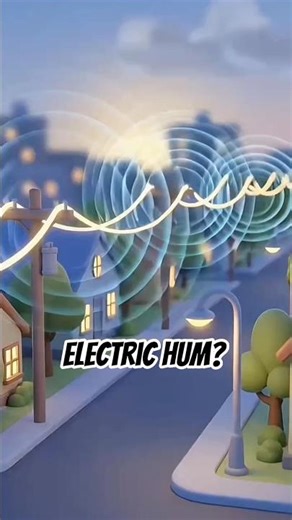 Why do you hear the note B-flat from electric wires?