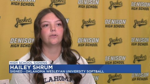 Denison's Shrum heads to Oklahoma Wesleyan for softball