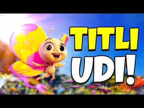 Titli Udi Ud Na Saki 🦋 Kids Rhyme | Cute Butterfly Cartoon Song for Kids & Toddlers