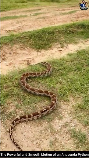The Powerful and Smooth Motion of an Anaconda Python #snake #wildliferescue #wildlife #rescueefforts