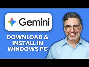 How to Download & Install Google Gemini AI App on Windows PC or Laptop 🚀 Step by Step Guide 2025