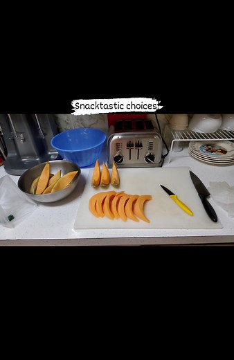 In the mood for a snack to tide you over? We have lots of choices, including freshly sliced cantaloupe. Today's soup is Chicken &Dumpling. | Dirty Sally's General Store