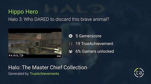 Hippo Hero achievement in Halo MCC