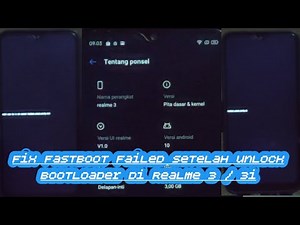 Cara fix fastboot realme 3 setelah unlock bootloader tanpa deep in test
