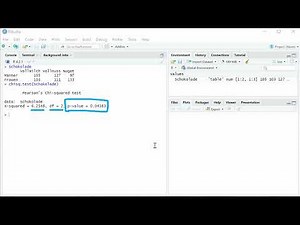 7.2 R-Kurs ChiQuadrat Unabhängigkeitstest