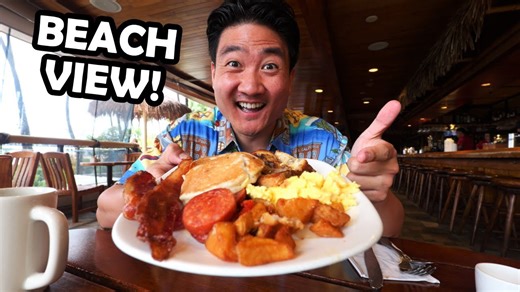 $25 breakfast buffet all you can eat at Duke's Waikiki in Honolulu!