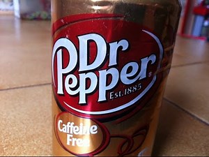 Soda Dr Pepper Caffeine Free - Produit Américain.
