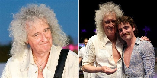Sir Brian May, 77, makes huge return to stage days after wife Anita Dobson, 75, issued update on his stroke ordeal