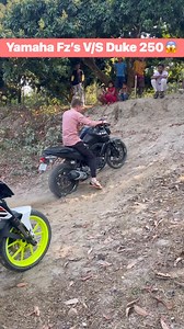 1.7M views · 10K reactions | Yamaha Fz’s V/S Duke 250 Power #ridersrikanta #srikantastunts #duke250 #wheele #public #ktm #rider #stunts #viral #stunt | Srikanta Stunts | Facebook