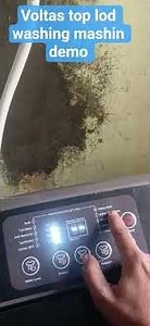 Voltas top lod washing mashin demo | demo | washing machine demo | Vishal bijnor