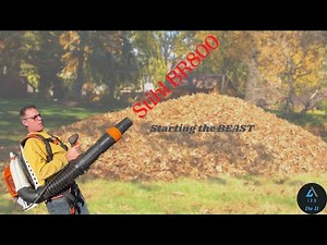 How easy is it to start the Stihl 800 with the easy2start system