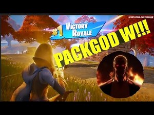 PACKGOD Wins Fortnite while Streaming!!!