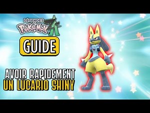 POKEMON LEGENDS Z-A | TUTORIAL: HOW TO GET A SHINY LUCARIO VERY QUICKLY!