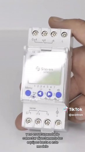 Temporizador digital horario modelo TEMP-310 marca STEREN #automatizac...