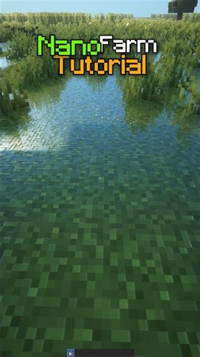 Minecraft Nano Farm Tutorial #minecraft