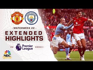 Manchester United v. Manchester City | PREMIER LEAGUE HIGHLIGHTS | 1/17/2026 | NBC Sports
