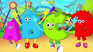 字母精灵大狂欢！趣味动画英文儿歌 ABC SONG