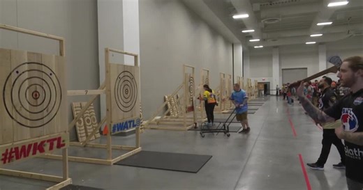 World Axe Throwing and World Knife Throwing Championships showcase rapidly growing sports