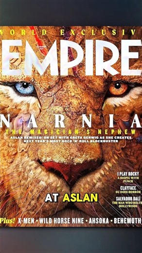 FIRST LOOK AT ASLAN IN GRETA GERWIG NARNIA! WHITE WITCH, TITLE REVEAL, AND MORE! 🤩