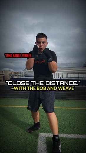 Close the distance with the Bob and Weave Yes, you can and should use jabs and crosses in combination with the bob and weave. Strike long range!! #boxing #mma #training #coach #striking #fitness #exercise #performance #power | americaroot.mma