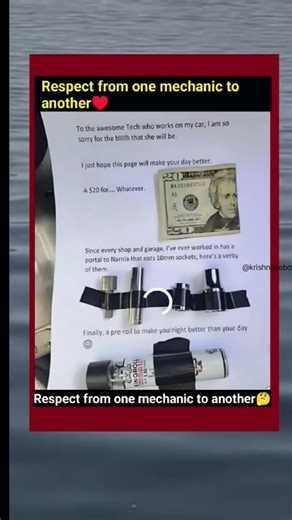 😱♥️Respect From One Mechanic To Another. #shorts