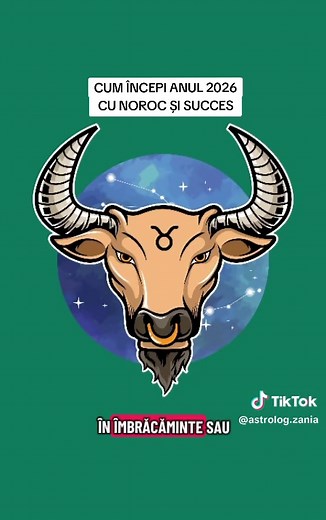 culoarea norocoasă a Taurilor in noapte de revelion #horoscop #noroc2026 #culoarerevelion #culoareanorocoasa #taur