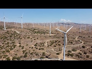 MOJAVE WIND FARM, CALIFORNIA, drone footage, DJI Mini 2