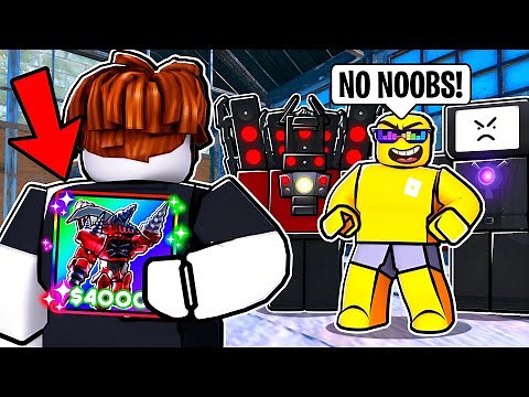 "NOOB" UNLOCKED ULTIMATE TITAN DRILLMAN in Toilet Tower Defense..
