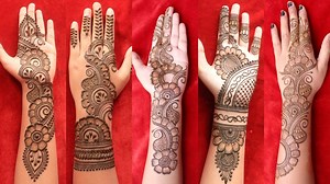 5 Top arabic mehndi design for wedding guest. | Amisha Arts