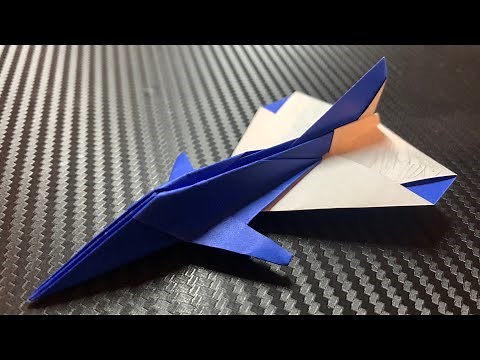 How to fold Torrent, the coolest sticky note jet paper airplane ever