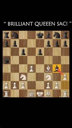 How to Checkmate in Just 18 Moves With a Brilliant Queen Sacrifice! ♟️🔥 #chess #strategy