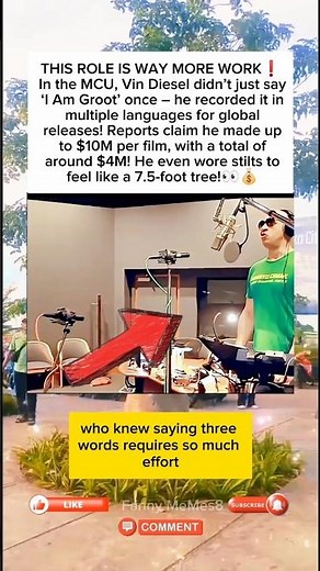 During MCU Filming – Vin Diesel Recorded ‘I Am Groot’ In MULTIPLE Languages! $10M / Film? 💰