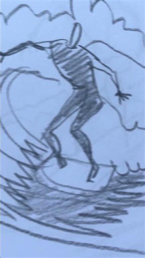 Quick Sketch - Surfing