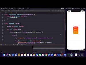 Drop Down Menu In SwiftUI - Custom Drop Down Menu In SwiftUI - Expandable Menu In SwiftUI