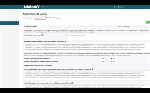 UK Biobank how to: Application Submission and Feedback