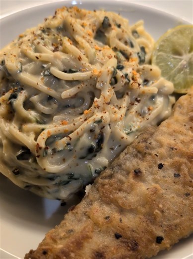 Delicious Creamy Spinach Spaghetti Recipe