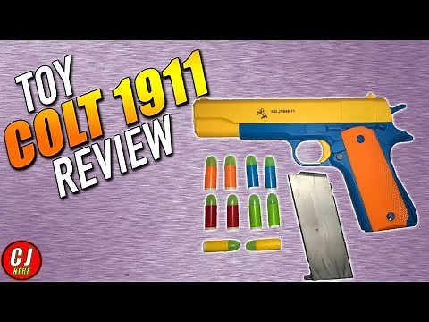 Toy Colt 1911 Review - Rubber Bullet Pistol