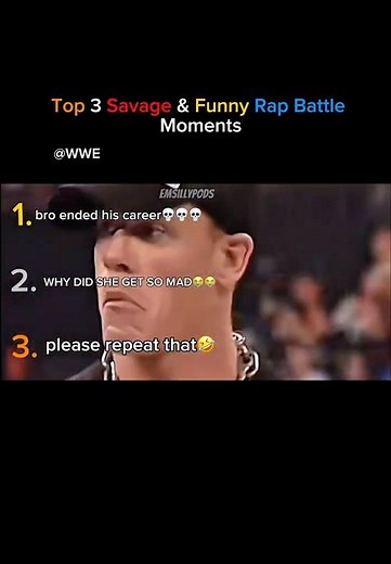 Top 3 Savage & Funny Rap Battle Moments | Crowd Went Wild!😂 #emsillypods
