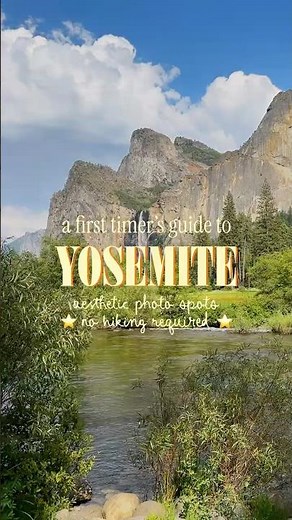 Day 1 Itinerary for Yosemite National Park 🏞️ ⭐️ #yosemite #explorecalifornia