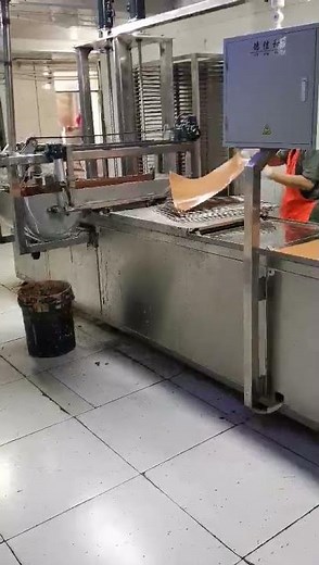 how fruit roll ups are made in factory---automatic conveyor for fruit leather, fruit scrapper etc
