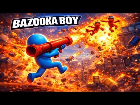 Bazooka Boy Gameplay – Crazy Explosions & Epic Levels!
