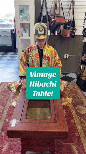 Vintage Hibachi Table from the Sixties: A Unique Find