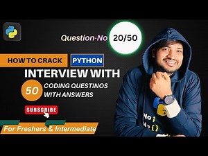 Question 20 | Calculate GCD Using Euclidean Algorithm in Python | Interview Question |By Rohit Tyagi