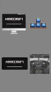 Java vs Bedrock controls #mojang