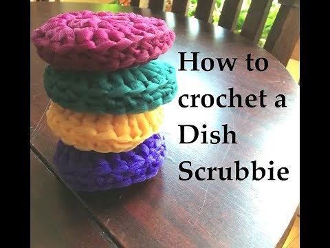 How to Crochet a Dish Scrubbie
