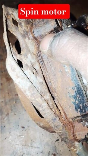 washing machine ki spin motor mein Pani jaane ke Karan stamping ki jo jo pattiya hai vah gal chuki