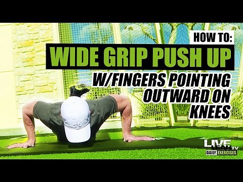 How To Do A SIDE TO SIDE PUSH UP ON KNEES | Exercise Demonstration Video and Guide