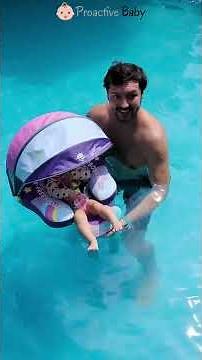 Mambobaby™ Baby Swim Float with Canopy & Safety Seat