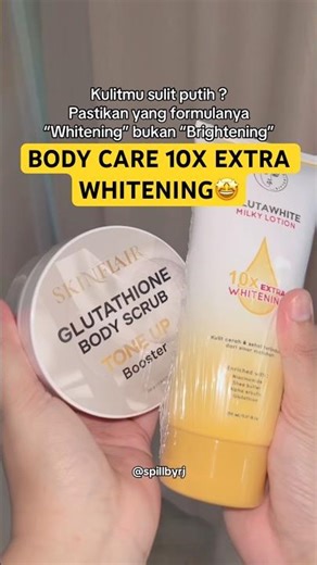 SKINFLAIR BODY CARE PACKAGE 10 X EXTRA WHITENING | SMOOTHING, WHITENING & MOISTURIZING #shortvideo